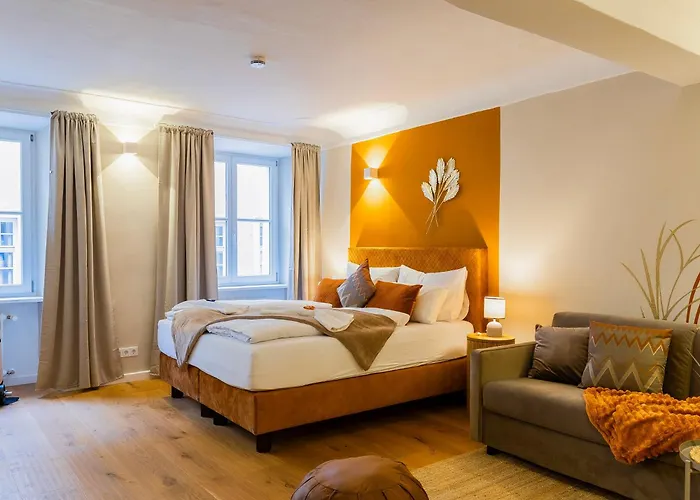 Art Loft Altstadt I 90 Qm I 2 Schlafzimmer I 2 Arbeitsplaetze I 6 Gaeste * Passau