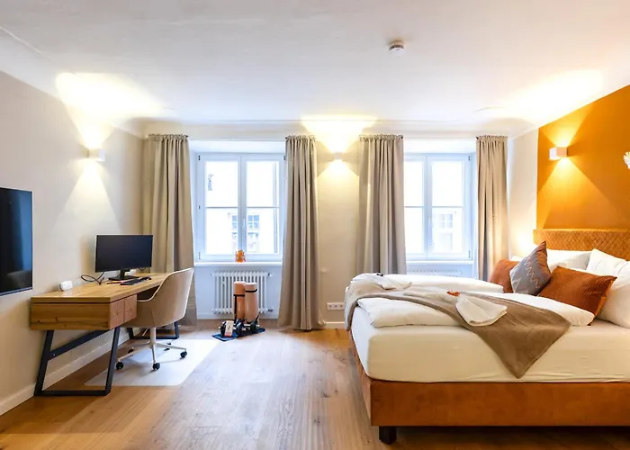 Art Loft Altstadt I 90 Qm I 2 Schlafzimmer I 2 Arbeitsplaetze I 6 Gaeste * Passau