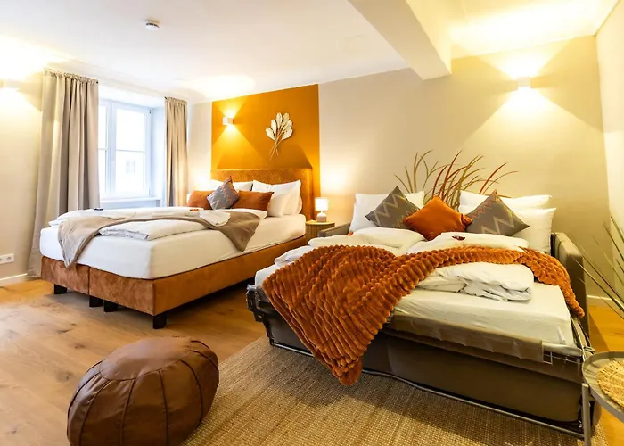 Art Loft Altstadt I 90 Qm I 2 Schlafzimmer I 2 Arbeitsplaetze I 6 Gaeste * Passau